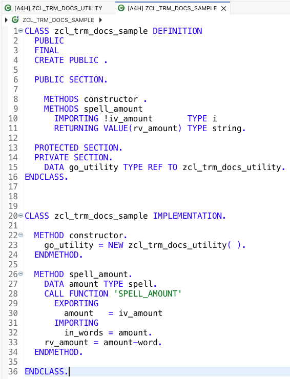 Code using SPELL_AMOUNT
