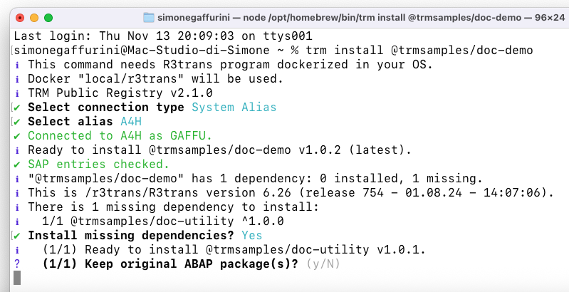 Publishing a new release of the package