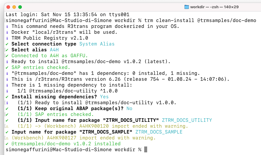 Publishing a new release of the package